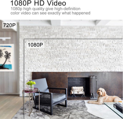 📷 Mini Cámara Espía Reloj WiFi HD | Visión Nocturna + Detección de Movimiento